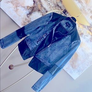 Repost New Look Denim Faux Leather Jacket